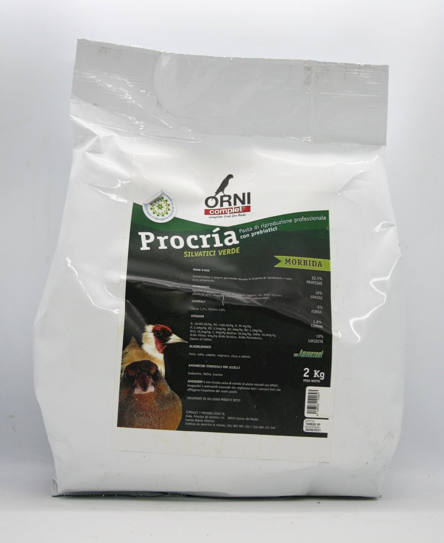 PROCRIA SILVESTRE MORBIDO VERDE 2 KG