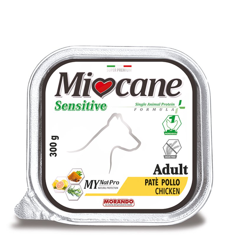 MIO CANE PATÉ POLLO MONOPROTEICO 300 GR 
