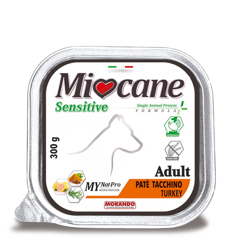 MIO CANE PATE' TACCHINO MONOPROTEICO 300 GR 