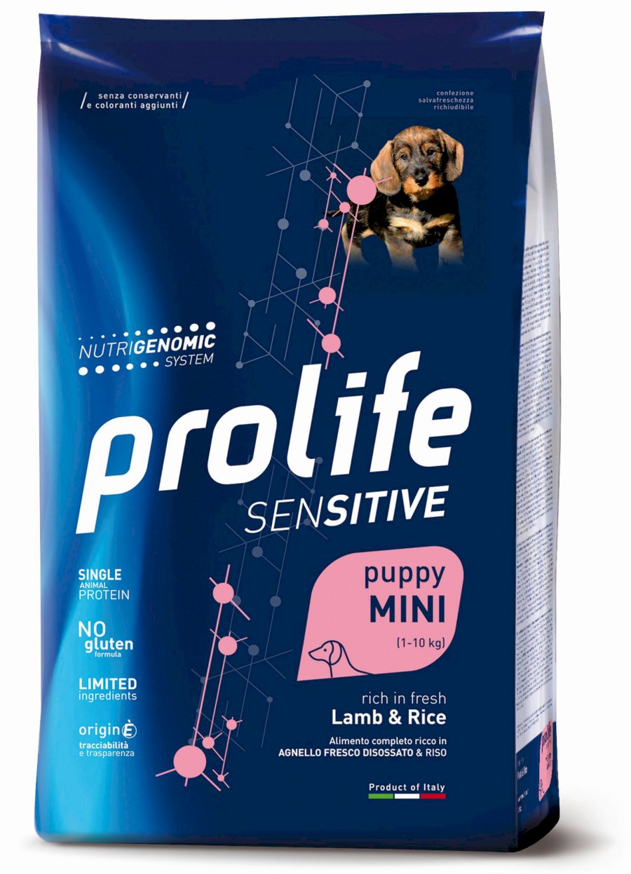 PROLIFE PUPPY MINI AGNELLO E RISO SENSITIVE 0,600