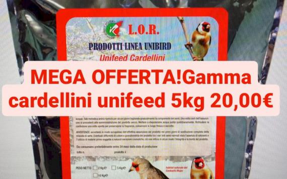 OFFERTA UNIFEED CARDELLINI 5 KG 