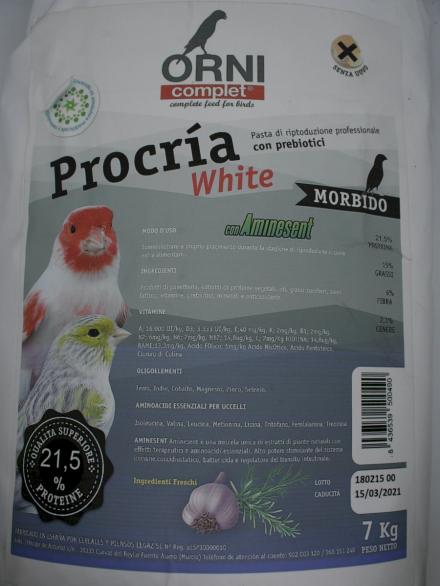 PASTA PROCRIA WHITE MORB 7 KG