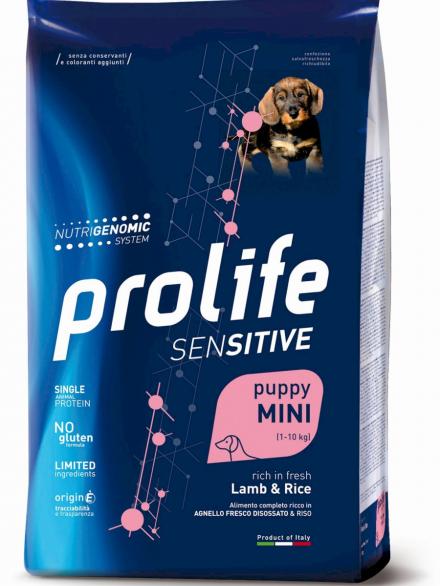 PROLIFE PUPPY MINI AGNELLO E RISO SENSITIVE 0,600